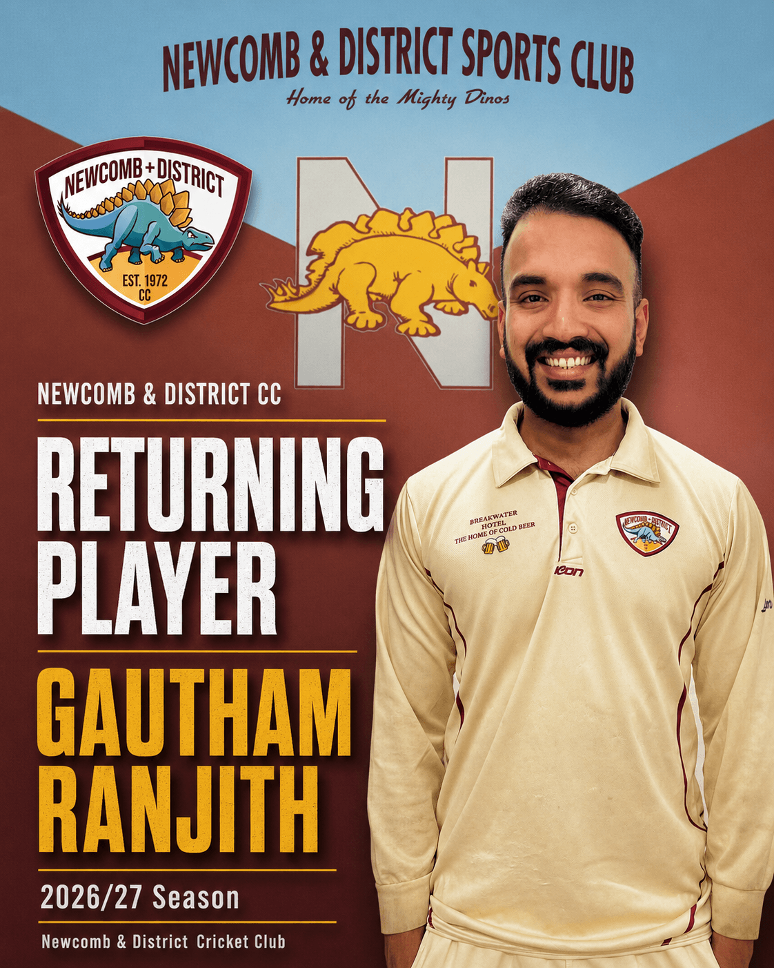 Gautham Ranjith appointed as Returning Player