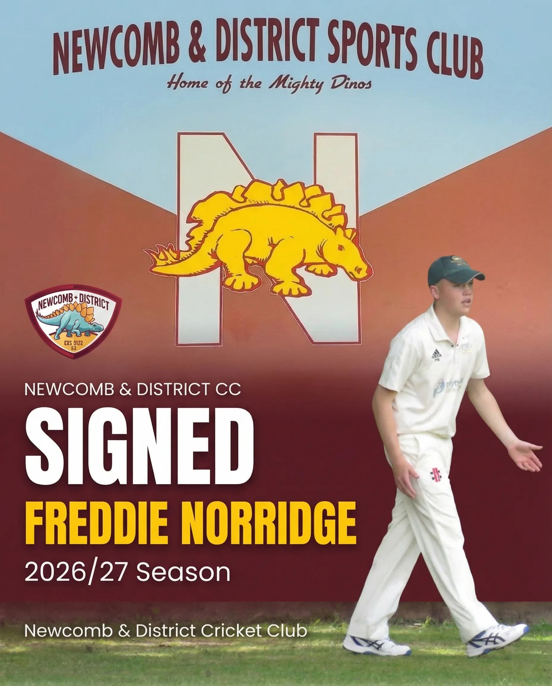 Freddie Norridge appointed as Player